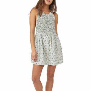 Free People Petunia Mini Dress size M color tea combo.